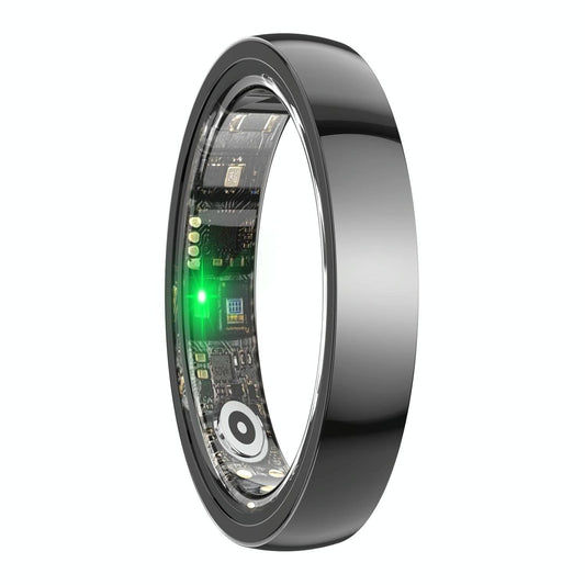 NNEDSZ Smart Ring With Heart Rate Blood Oxygen Sleep & Sports Modes - Size 12